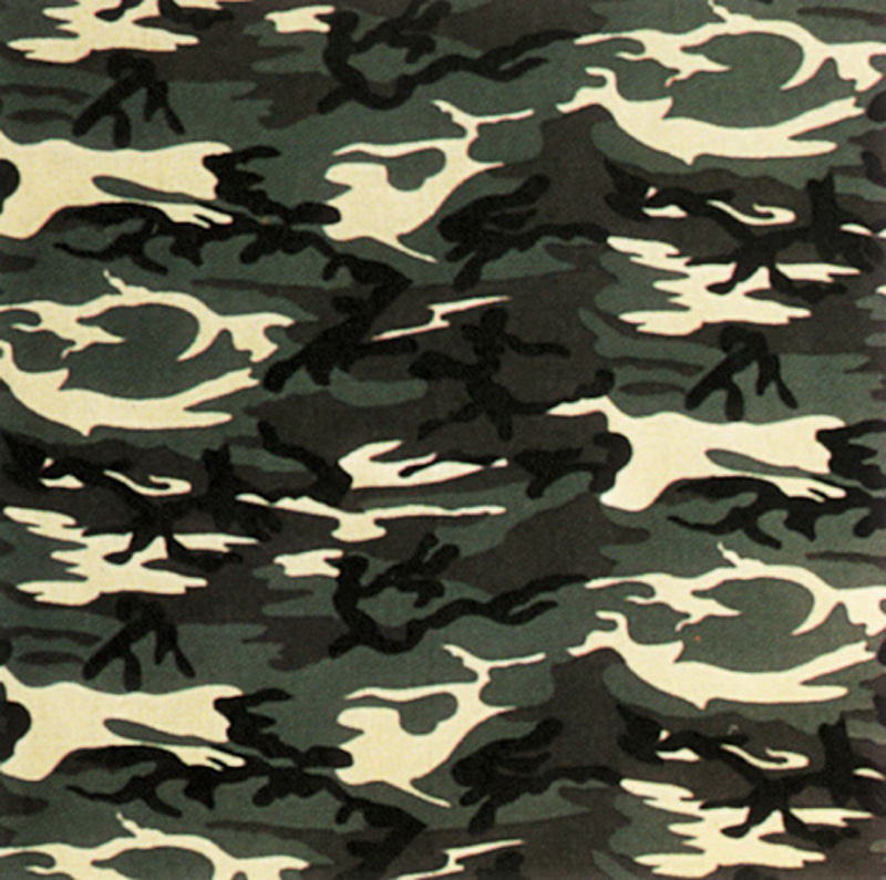 Bandanna Camouflage 22" x 22"